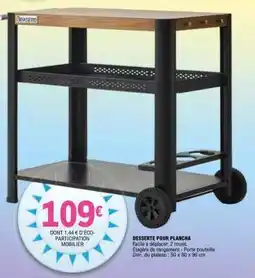 E.Leclerc DESSERTE POUR PLANCHA offre
