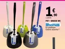 E.Leclerc POT + BROSSE WC offre