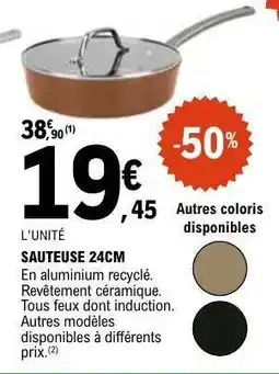 E.Leclerc SAUTEUSE 24CM offre