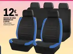 E.Leclerc Housses de siège universelles 9 pièces offre