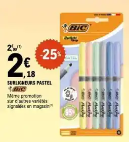 E.Leclerc SURLIGNEURS PASTEL offre