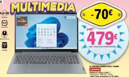 E.Leclerc PC PORTABLE IDEAPAD SLIM 3 15AMN8 offre