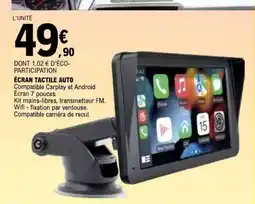 E.Leclerc ÉCRAN TACTILE AUTO offre