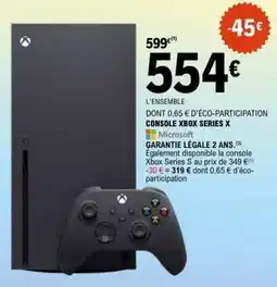 E.Leclerc CONSOLE XBOX SERIES X offre