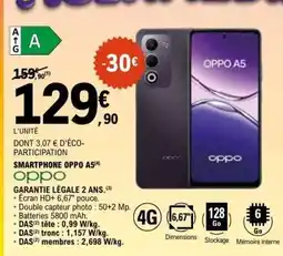 E.Leclerc Smartphone Oppo A5 offre