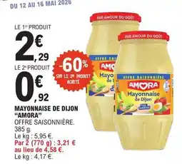 E.Leclerc Mayonnaise De Dijon Amora offre