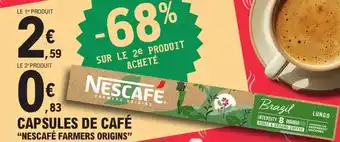 Capsules de café Nescafé Farmers Origins