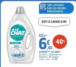 E.Leclerc LESSIVE(3)(4) “LE CHAT” offre