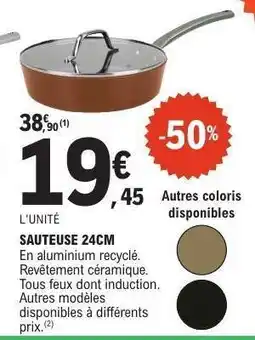 E.Leclerc SAUTEUSE 24CM offre