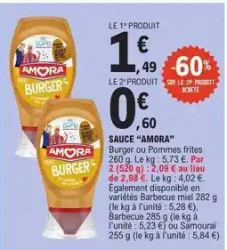 E.Leclerc Sauce Amora offre