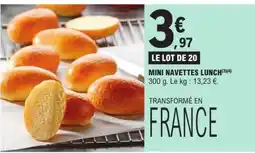 E.Leclerc MINI NAVETTES LUNCH offre