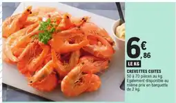 E.Leclerc CREVETTES CUITES offre