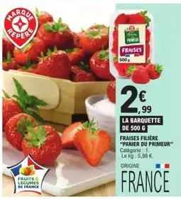 E.Leclerc LA BARQUETTE DE 500 G offre