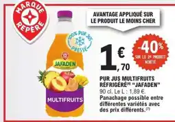 E.Leclerc PUR JUS MULTIFRUITS RÉFRIGÉRÉ JAFADEN offre