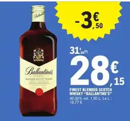 E.Leclerc BALLANTINE'S FINEST Blended Scotch Whisky offre