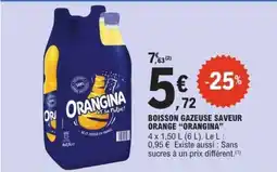 E.Leclerc Boisson gazeuse saveur orange 'Orangina' offre