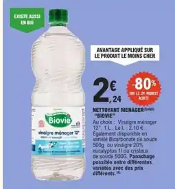 E.Leclerc Nettoyant ménager Biovie offre