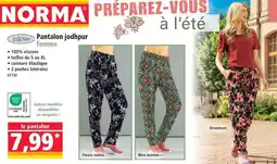 Norma Ellenor pantalon jodhpur femme offre