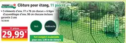 Norma Power garden clôture pour étang offre