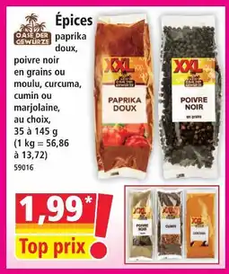 Norma Oase der gewurze épices offre