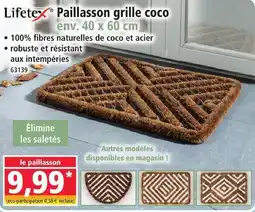 Norma Lifetex paillasson grille coco offre