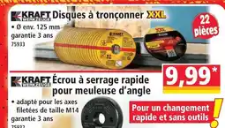 Norma Kraft werkzeuge disques à tronçonner xxl offre