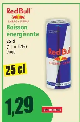 Norma Red bull boisson énergisante offre