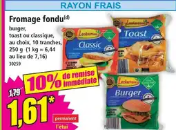 Norma Leckerrom fromage fondu offre