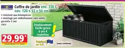 Norma Coffre de jardin env. 330 l env. 120 x 52 x 54 cm offre