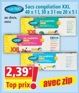 Norma Multitec sac congélation xxl offre