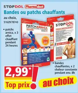 Norma Stopdol bandes ou patchs chauffants offre