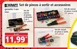 Norma Kraft werkzeuge set de pinces à sertir et accessoires offre