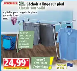 Norma Leifheit séchoir à linge sur pied classic 180 solid offre