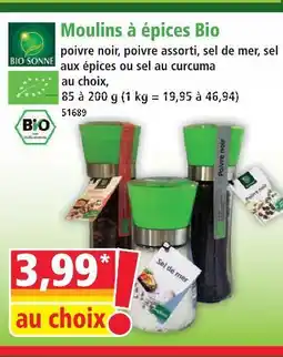 Norma Bio sonne moulin à épices bio offre