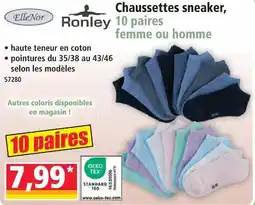 Norma Ellenor / ronley chaussettes sneaker offre
