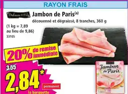 Norma Dufau & fils jambon de paris offre