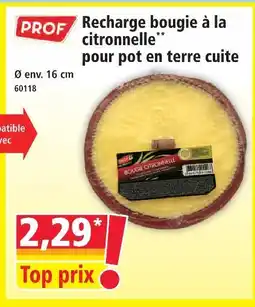 Norma Prof recharge bougie à la citronnelle offre