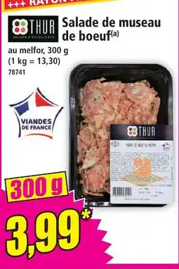 Norma Thur salade de museau de boeuf au melfor offre