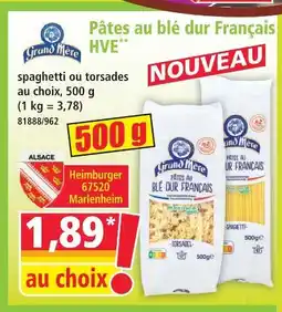Norma Grand'mere pâtes au blé dur français hve offre