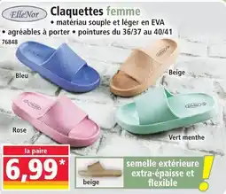 Norma Ellenor claquettes femme offre