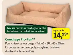 Maxi Zoo Couchage fit+fun offre