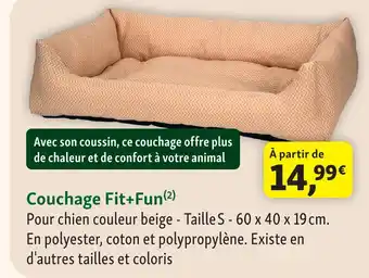 Couchage fit+fun