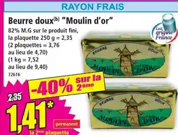 Norma Moulin d'or beurre doux offre