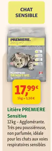 Maxi Zoo Premiere litière sensitive offre