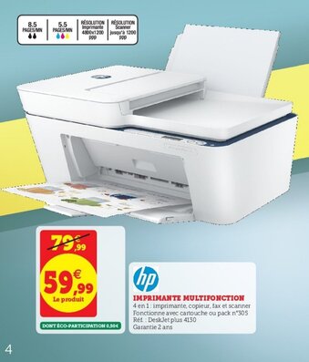 Super U Imprimante Multifonction offre