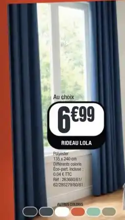 La Foir'Fouille Rideau lola offre