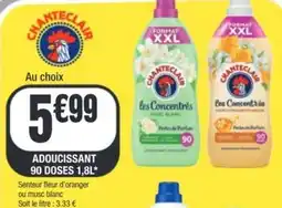 La Foir'Fouille CHANTECLAIR Adoucissant 90 doses offre