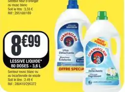 La Foir'Fouille CHANTECLAIR Lessive liquide⭑ 80 doses offre