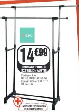 La Foir'Fouille Portant double extension austin offre