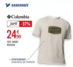 Intersport COLUMBIA Tee-shirt homme offre